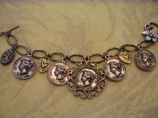 Queen Victorias charm bracelet