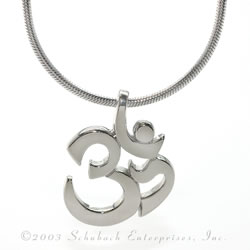 Simple Gold Om Necklace